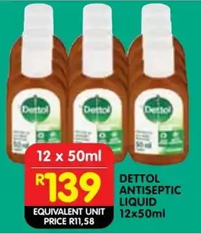 Shoprite Dettol antiseptic liquid offer