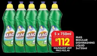 Shoprite Maq regular dishwashing liquid offer