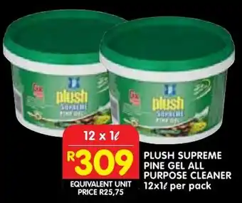 Shoprite Plush supreme pine gel all purpose cleaner offer