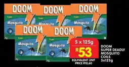 Shoprite Doom super deadly mosquito coils offer