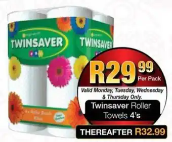 Take 'n Pay Twinsaver Roller Towels offer