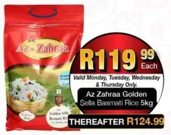 Take 'n Pay Az Zahraa Golden Sella Basmati Rice offer