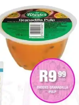 Take 'n Pay Rhodes Granadilla Pulp offer