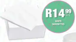 Take 'n Pay White serviettes offer