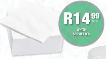 Take 'n Pay White serviettes offer