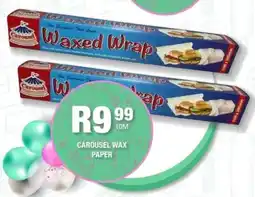 Take 'n Pay Carousel wax paper offer