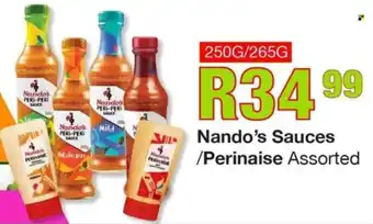 Take 'n Pay Nando's Sauces/ Perinaise Assorted offer