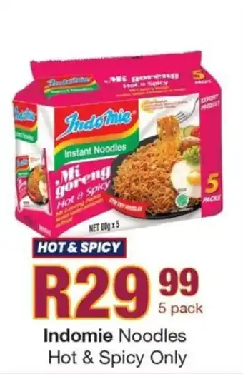 Take 'n Pay Indomie noodles hot & spicy only offer