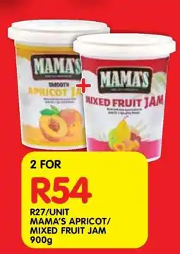 Shoprite Mama’s Apricot / Mixed Fruit Jam 900g offer