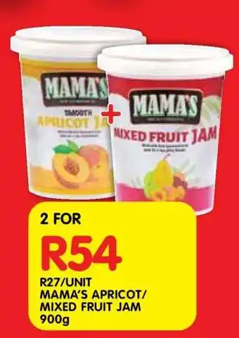 Shoprite Mama’s Apricot / Mixed Fruit Jam 900g offer