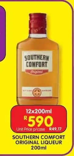 Shoprite SOUTHERN COMFORT ORIGINAL LIQUEUR 200ml offer
