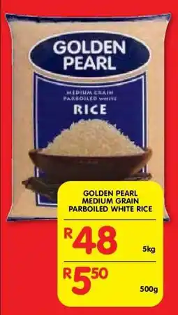 Shoprite GOLDEN PEARL MEDIUM GRAIN PARBOILED WHITE RICE offer