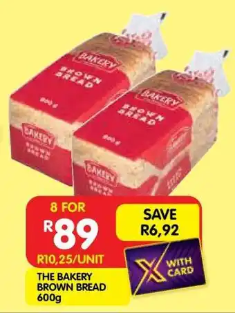Shoprite THE BAKERY BROWN BREAD 600g offer