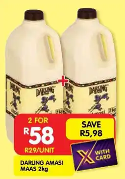 Shoprite DARLING AMASI MAAS 2kg offer