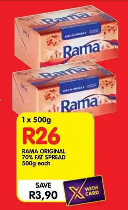 Shoprite RAMA ORIGINAL 70% FAT SPREAD offer