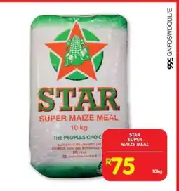 Shoprite STAR SUPER MAIZE MEAL offer