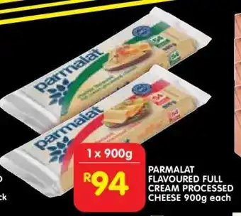 Shoprite PARMALAT FLAVOURED FULL CREAM PROCESSED CHEESE 900g offer