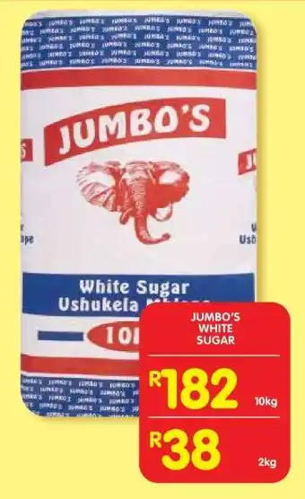 Shoprite JUMBO'S WHITE SUGAR offer