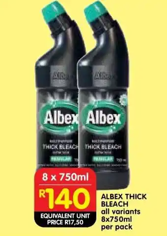 Shoprite ALBEX THICK BLEACH offer