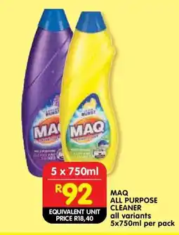 Shoprite MAQ ALL PURPOSE CLEANER offer