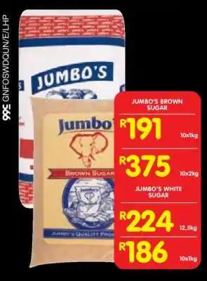 Shoprite JUMBO’S BROWN SUGAR offer