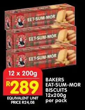 Shoprite BAKERS EAT-SUM-MOR BISCUITS offer