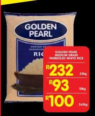 Shoprite GOLDEN PEARL MEDIUM GRAIN PARBOILED WHITE RICE offer