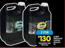 Shoprite ALBEX REGULAR/LEMON BLEACH offer