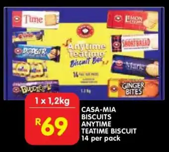 Shoprite CASA-MIA BISCUITS ANYTIME TEATIME BISCUIT offer