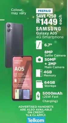 OK Furniture Samsung Galaxy A05 4G Smartphone offer