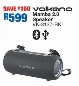 OK Furniture Volkano Mamba 2.0 Speaker VK-3137-BK offer