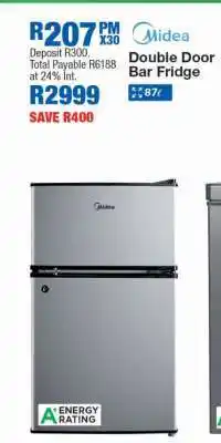 OK Furniture Midea Double-Door Bar Fridge offer