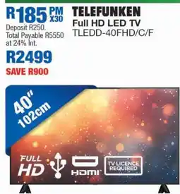 OK Furniture TELEFUNKEN Full HD LED TV offer