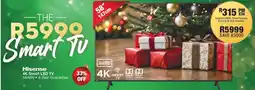 OK Furniture Hisense 4K Smart LED TV 58A6H offer