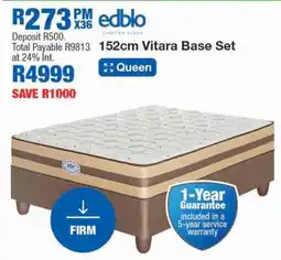 OK Furniture 152cm Vitara Base Set offer