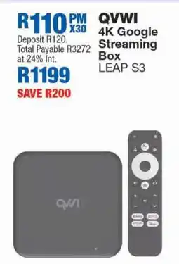 OK Furniture QVWI 4K Google Streaming Box LEAP S3 offer