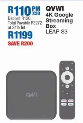 OK Furniture QVWI 4K Google Streaming Box LEAP S3 offer