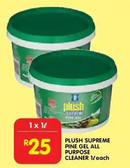 Shoprite PLUSH SUPREME PINE GEL ALL PURPOSE CLEANER 1ℓ each offer