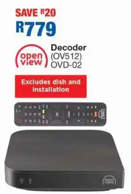 OK Furniture Decoder Openview (OV512) OVD-02 offer