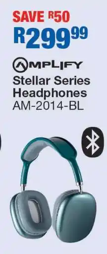 OK Furniture Amplify Stellar Series Headphones AM-2014-BL offer