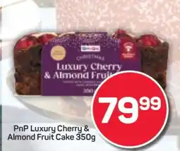 Pick n Pay PnP Luxury Cherry & Almond Fruit Cake 350g offer