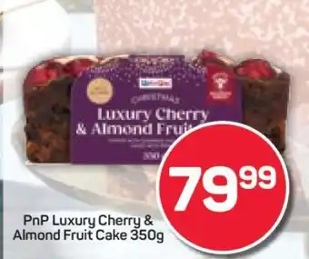 Pick n Pay PnP Luxury Cherry & Almond Fruit Cake 350g offer
