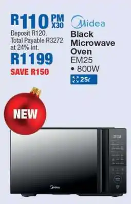 OK Furniture Midea Black Microwave Oven offer