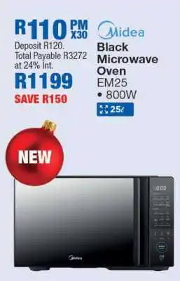 OK Furniture Midea Black Microwave Oven offer