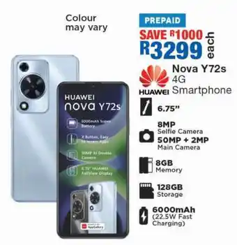 OK Furniture Huawei Nova Y72s 4G Smartphone offer