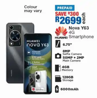 OK Furniture Huawei Nova Y63 4G Smartphone offer