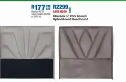 OK Furniture Chelsea or York Queen Upholstered Headboard offer