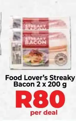 Food Lover's Market Food Lover’s Streaky Bacon 2 x 200 g offer