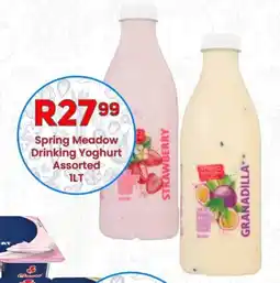 Take 'n Pay Spring Meadow Drinking Yoghurt Assorted offer