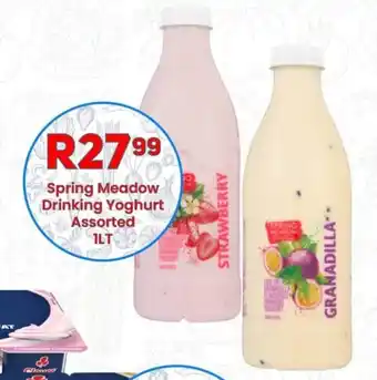 Take 'n Pay Spring Meadow Drinking Yoghurt Assorted offer